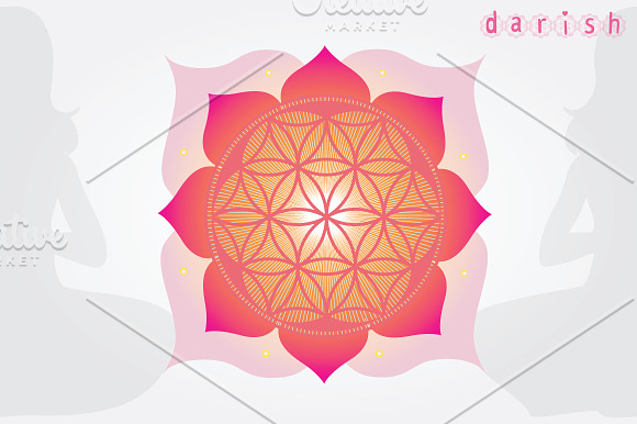 Mini mandalas vector collection in Illustrations - product preview 1