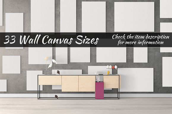 Canvas Mockups Vol 446 in Print Mockups - product preview 1