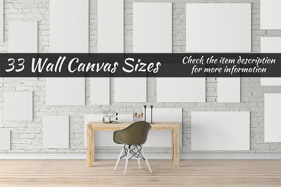 Canvas Mockups Vol 448 in Print Mockups - product preview 1