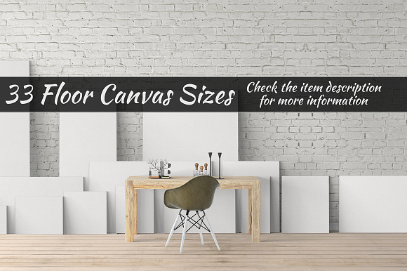 Canvas Mockups Vol 448 in Print Mockups - product preview 2