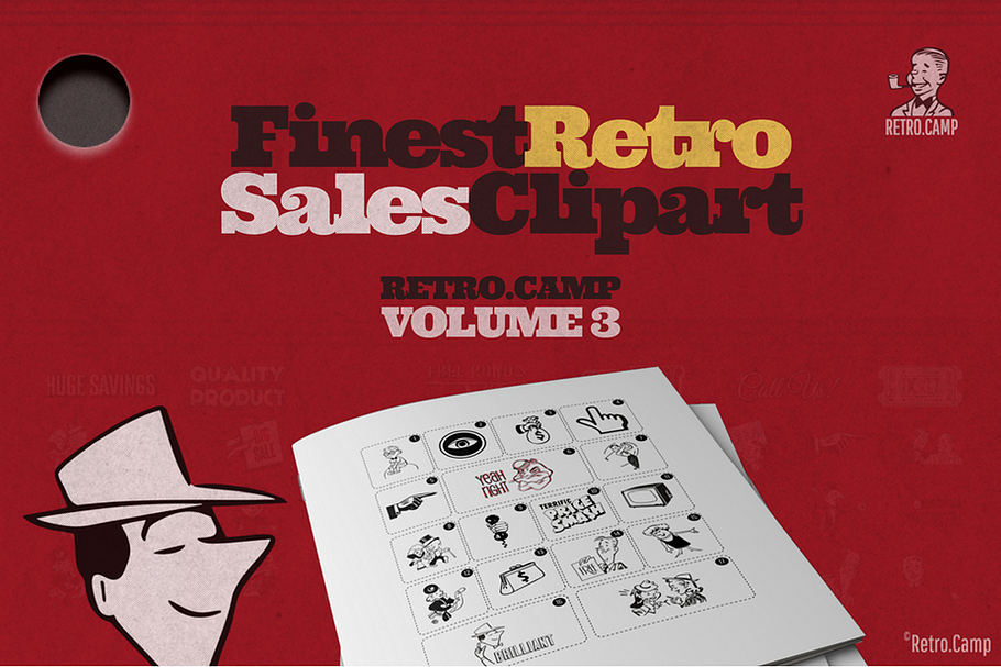 Retro.Camp BUNDLE - Volume 3 in Illustrations - product preview 8