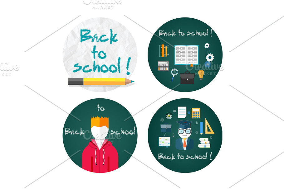 Back to school concept in Graphics - product preview 8