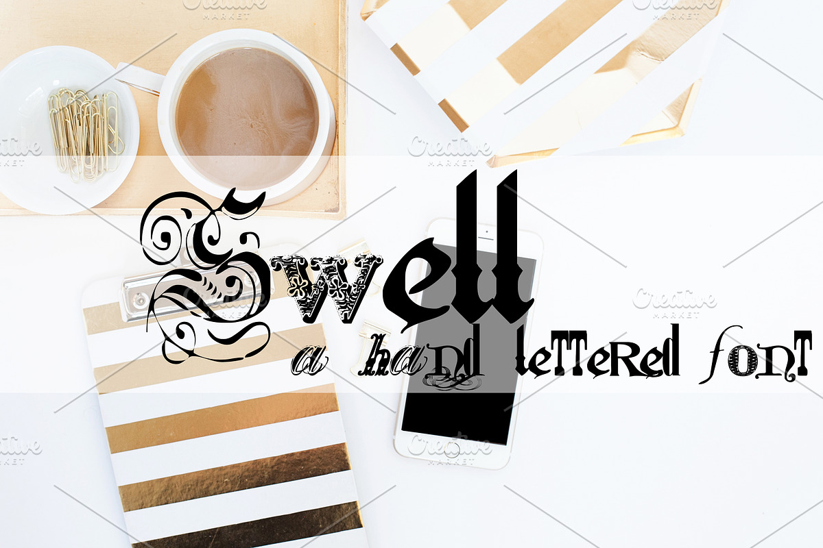 Swell in Blackletter Fonts - product preview 8