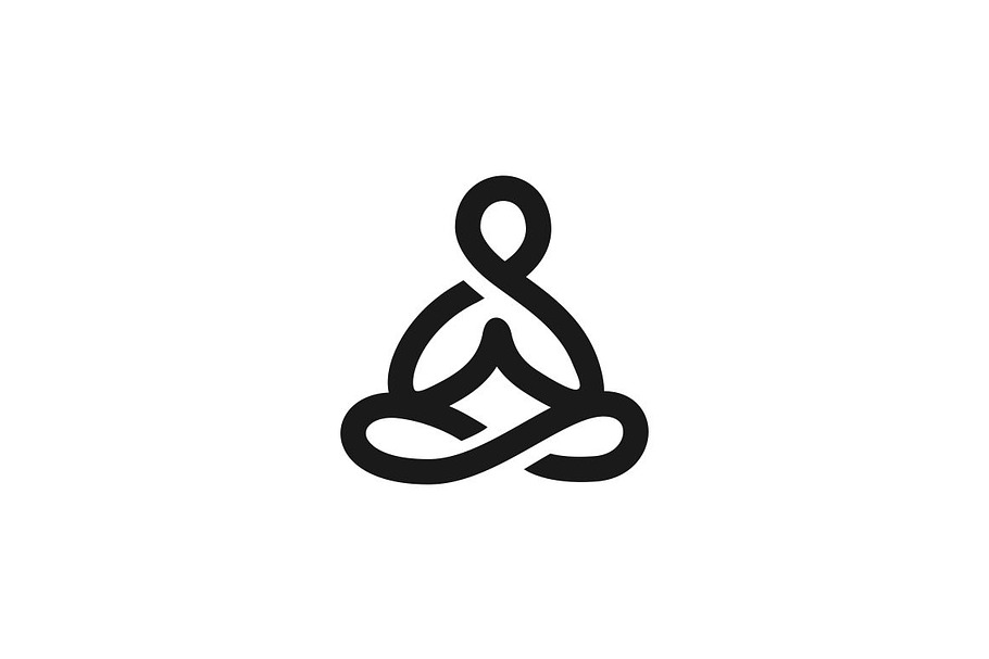 Meditation Logo Template 