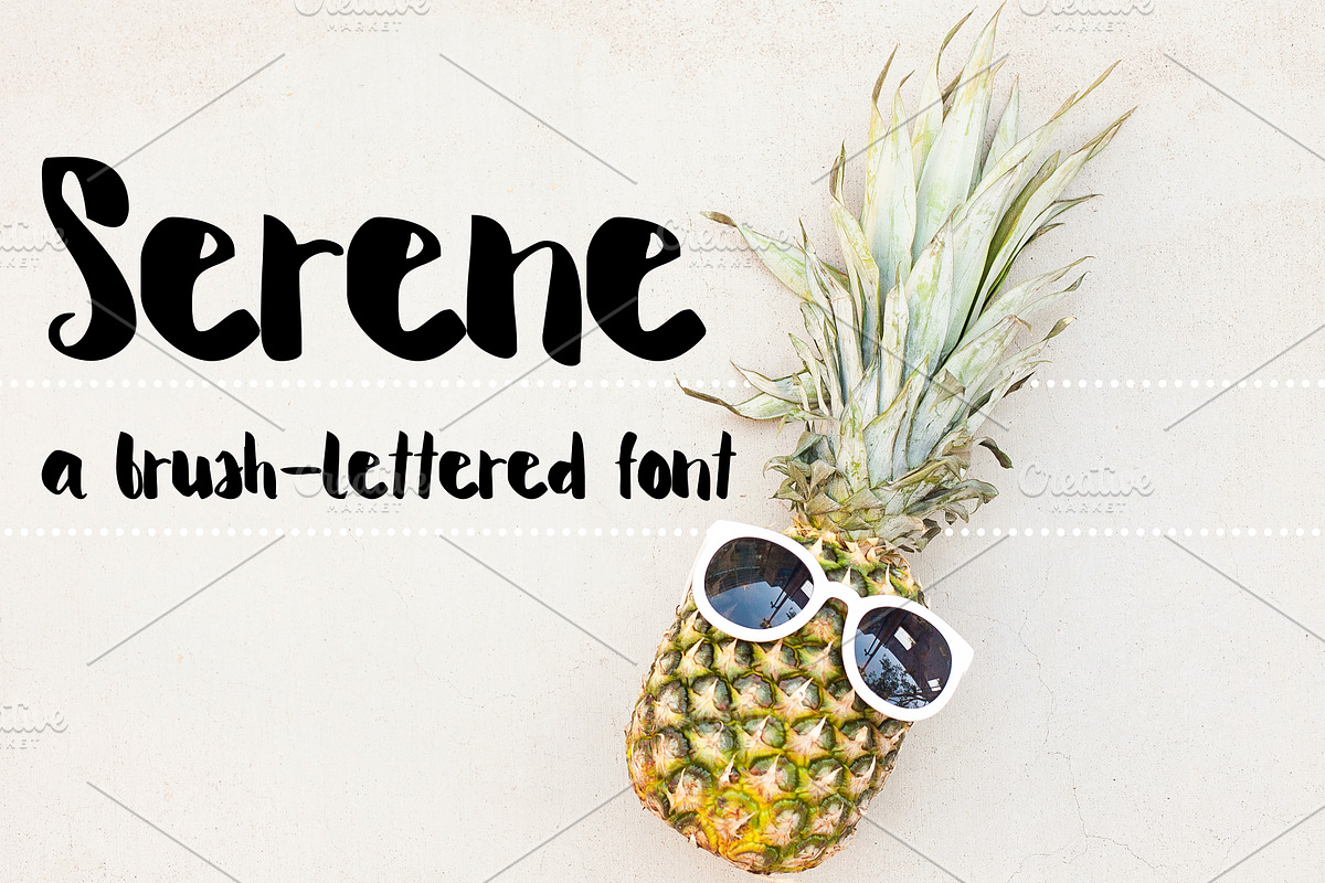 Serene in Script Fonts - product preview 8