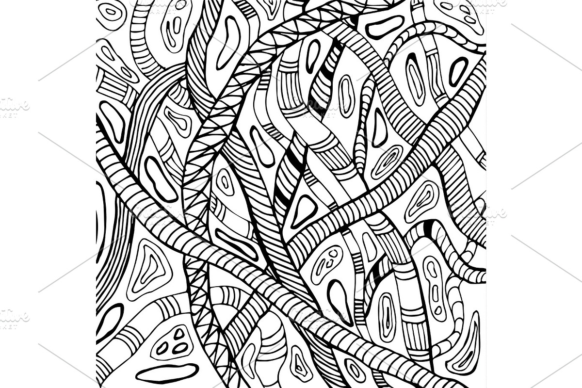 Abstract illustration of snakes in Textures - product preview 8