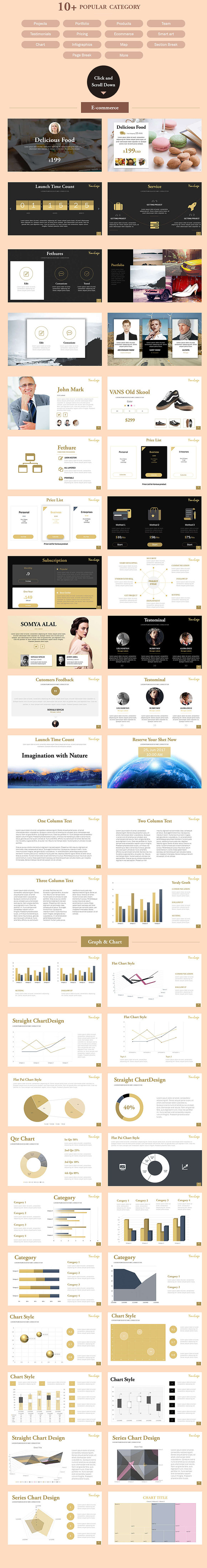 Goud PowerPoint Presentation  in PowerPoint Templates - product preview 2
