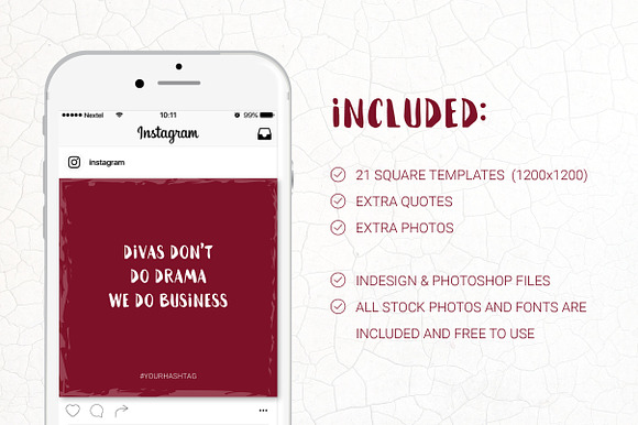 Social Media - Lady Entrepreneurs in Instagram Templates - product preview 5