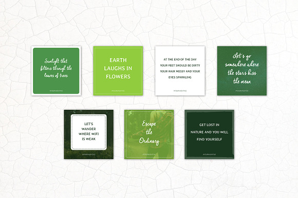 Social Media Quotes - Nature in Instagram Templates - product preview 2