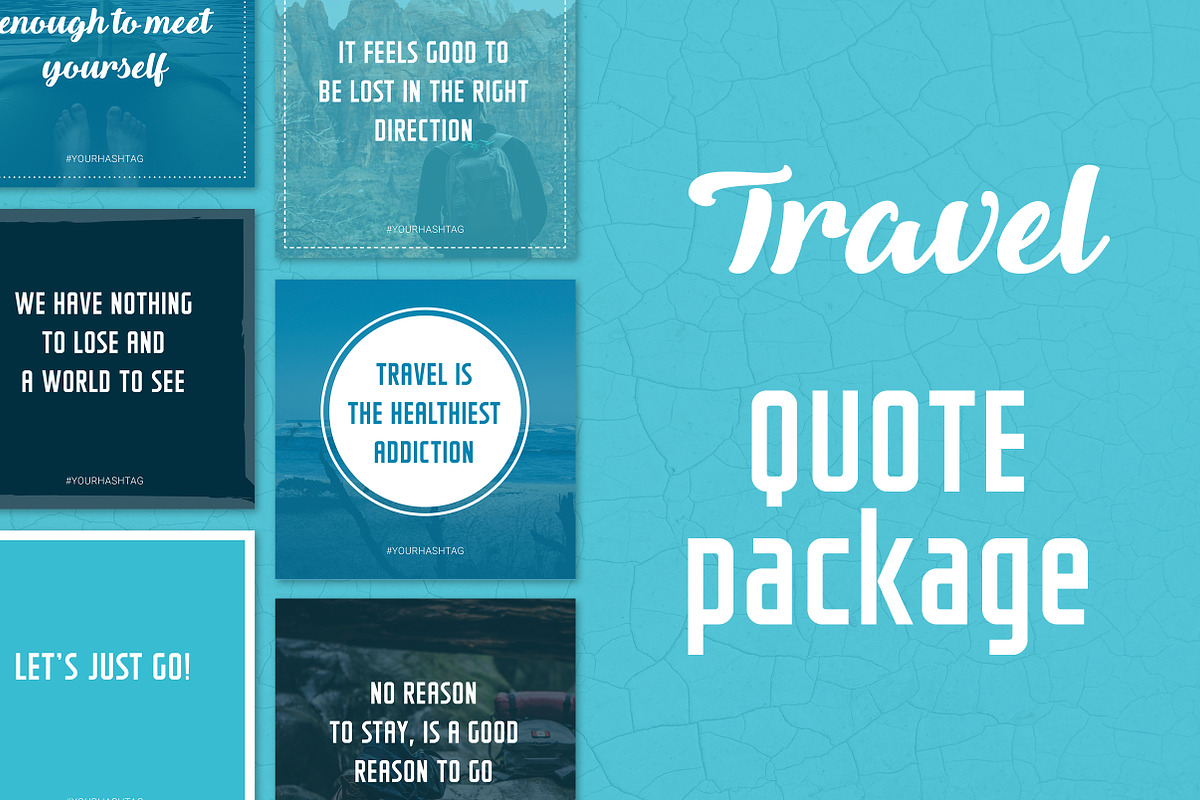 Social Media Quotes - Travel in Instagram Templates - product preview 8