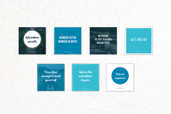 Social Media Quotes - Travel in Instagram Templates - product preview 4