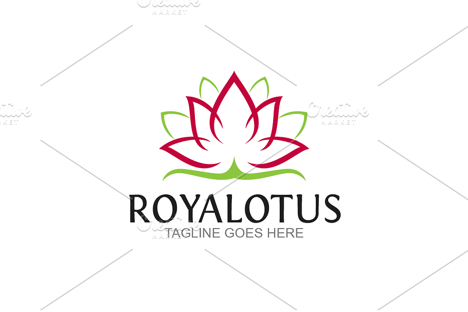 Royal Lotus in Logo Templates - product preview 8