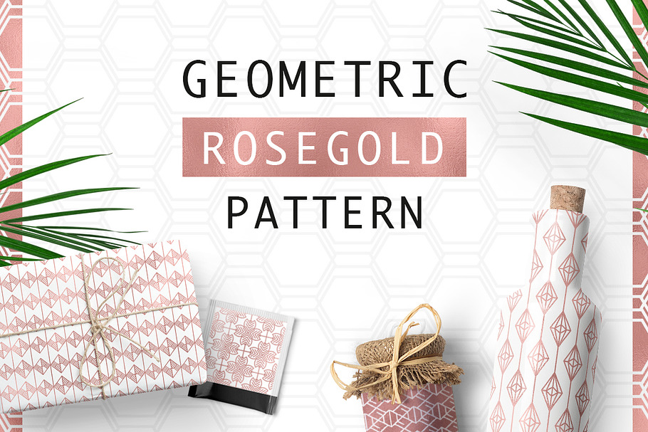 Geometric Rosegold Pattern in Patterns - product preview 8