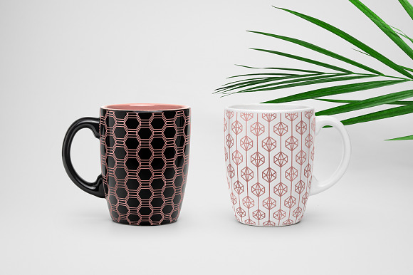 Geometric Rosegold Pattern in Patterns - product preview 2