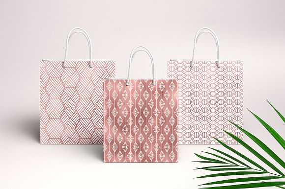 Geometric Rosegold Pattern in Patterns - product preview 3