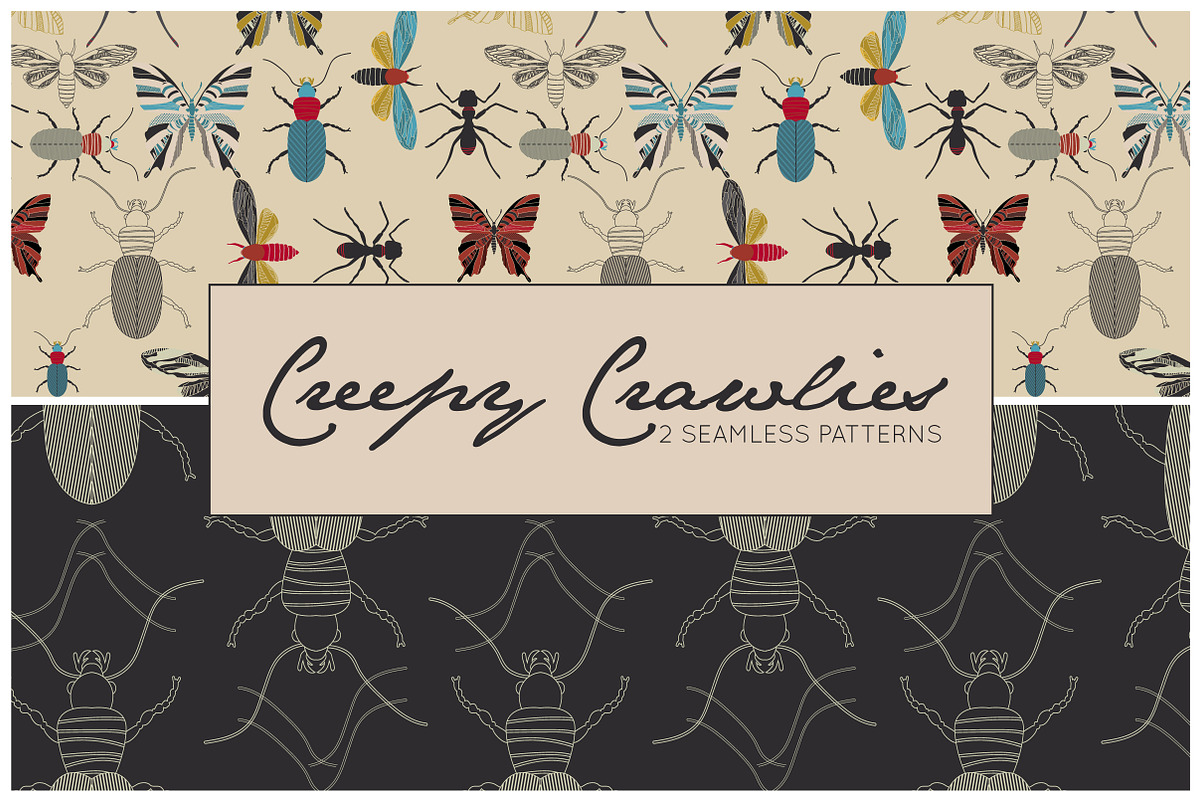 Creepy Crawlies Pattern Set in Patterns - product preview 8