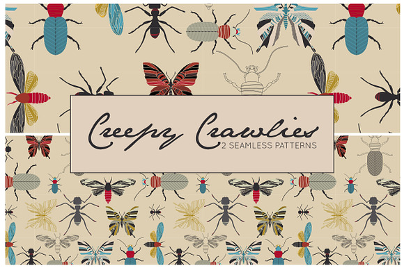Creepy Crawlies Pattern Set in Patterns - product preview 2