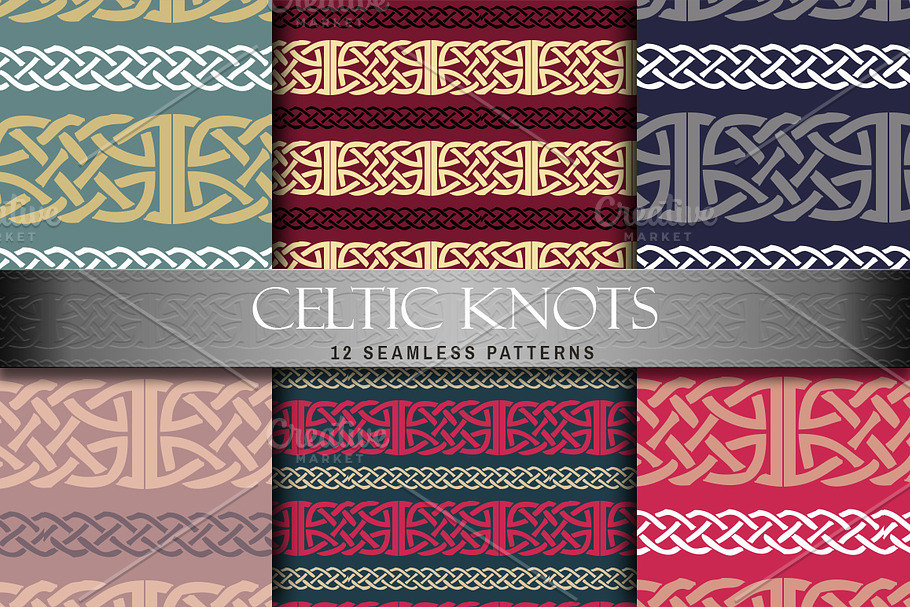 Celtic Knots in Patterns - product preview 8