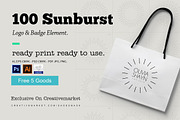 Sunburst Logo & Badge Element