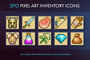Pixel Art Inventory Icons - 16x16