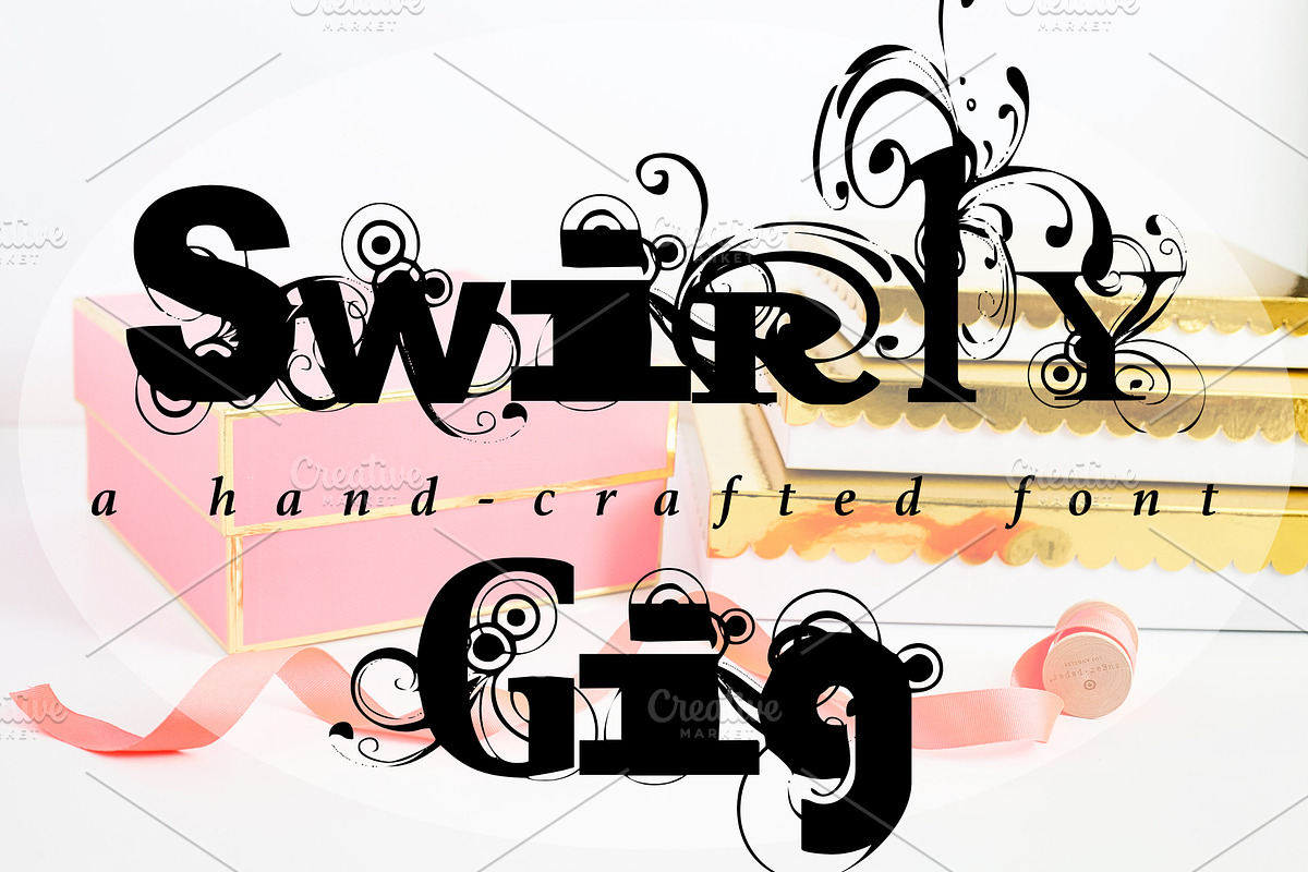 SwirlyGig in Display Fonts - product preview 8