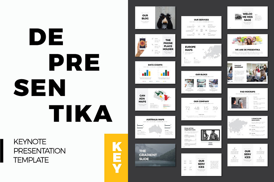 DE Keynote Presentation Template in Keynote Templates - product preview 8