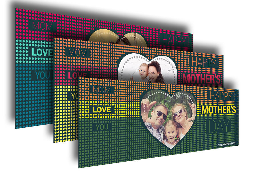 Mothers Day Facebook Timeline Cover in Facebook Templates - product preview 8