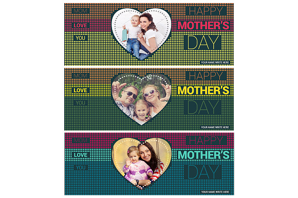 Mothers Day Facebook Timeline Cover in Facebook Templates - product preview 1