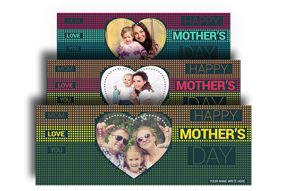 Mothers Day Facebook Timeline Cover in Facebook Templates - product preview 2