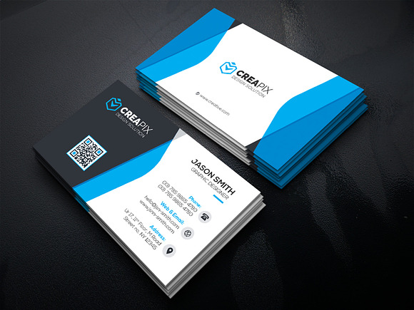 Modern Business Card in Business Card Templates - product preview 3