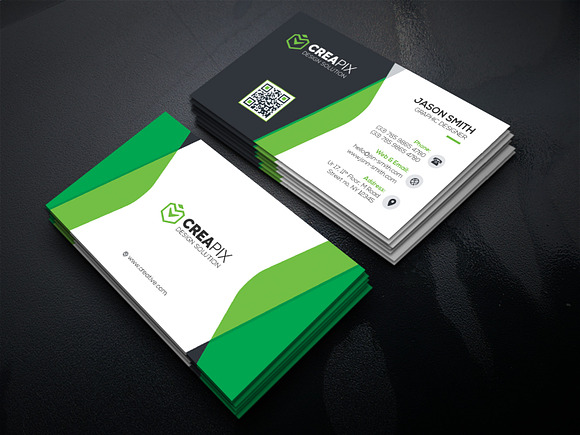 Modern Business Card in Business Card Templates - product preview 4