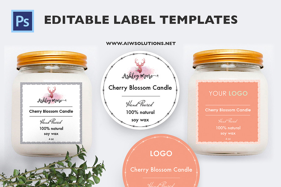 candle Label Template
