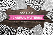 Seamless animal patterns