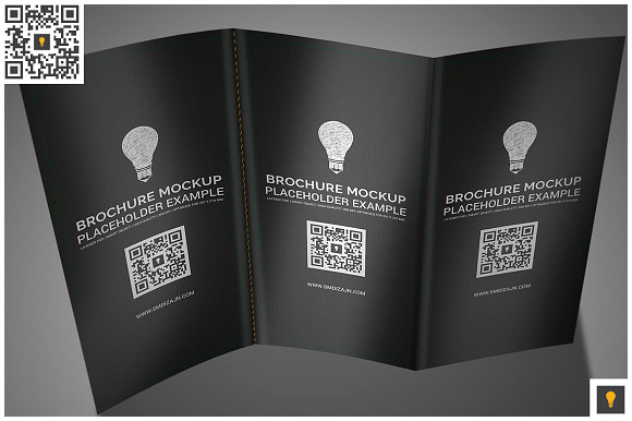 Trifold Brochure Mockup in Print Mockups - product preview 5