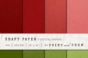 Kraft Paper Texture Pack - Christmas