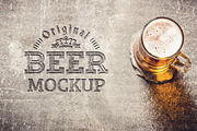 Beer Glass/Bottle Mock-up#23