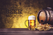 Beer Glass/Bottle Mock-up#24