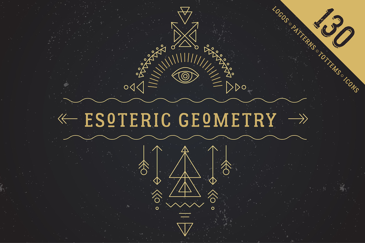 Esoteric Sacred Geometry Huge Bundle in Logo Templates - product preview 8
