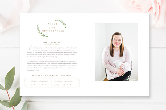 Wedding Photographer Magazine in Magazine Templates - product preview 5