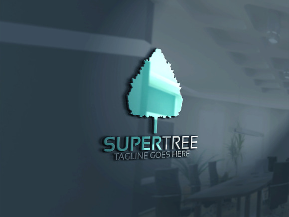 Süper Tree Logo Version 2 in Logo Templates - product preview 1