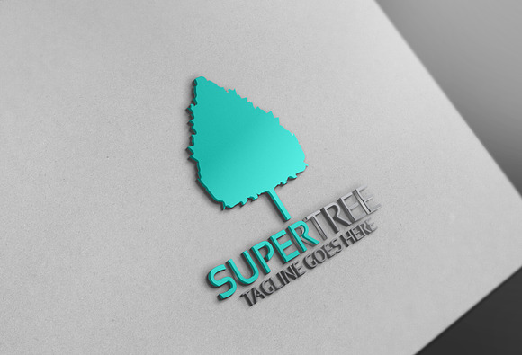Süper Tree Logo Version 2 in Logo Templates - product preview 3