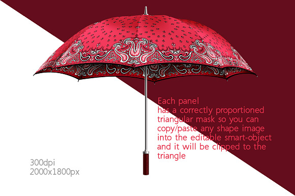 Umbrella for City, Golf or Beach in Product Mockups - product preview 2