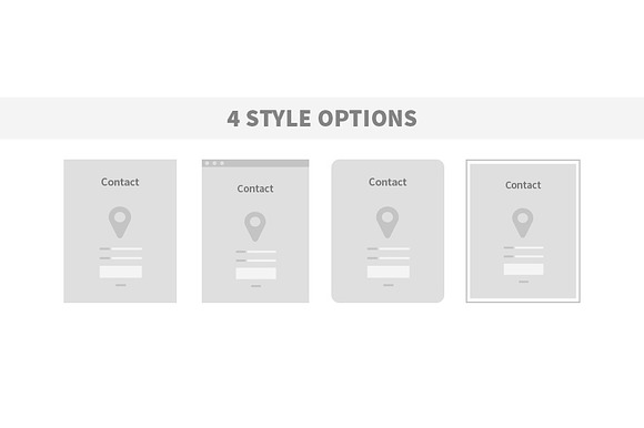 Website Wireframe Kit in Wireframe Kits - product preview 1