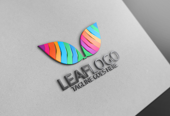 Leaf Logo in Logo Templates - product preview 3