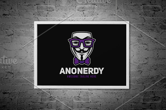 Anonerdy Logo in Logo Templates - product preview 1
