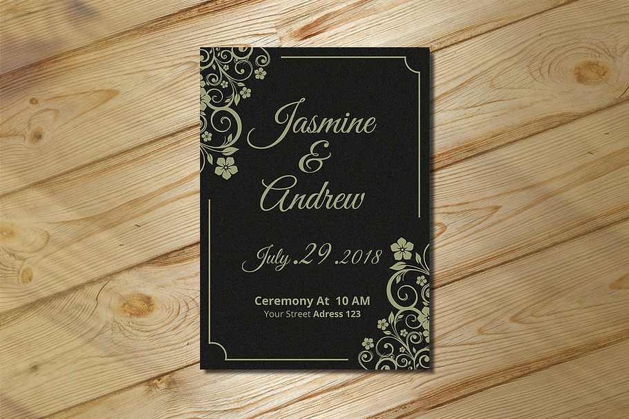 Wedding Invitations in Postcard Templates - product preview 8