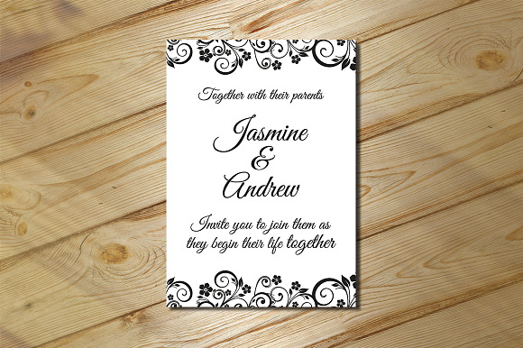Wedding Invitations in Postcard Templates - product preview 2