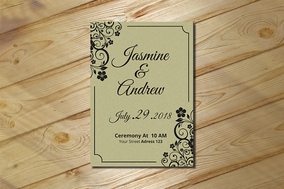 Wedding Invitations in Postcard Templates - product preview 3