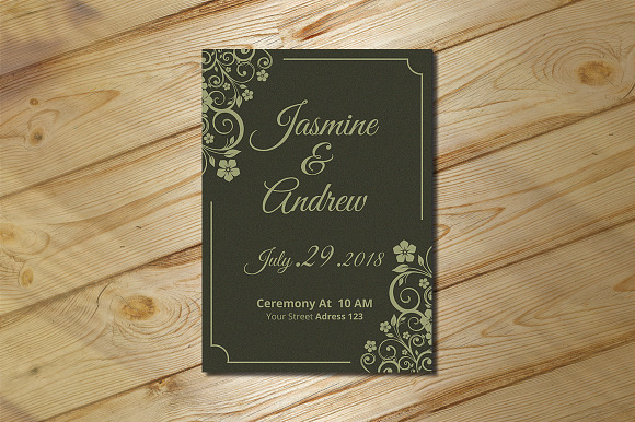 Wedding Invitations in Postcard Templates - product preview 4