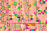 Digital paper Pink Pixels